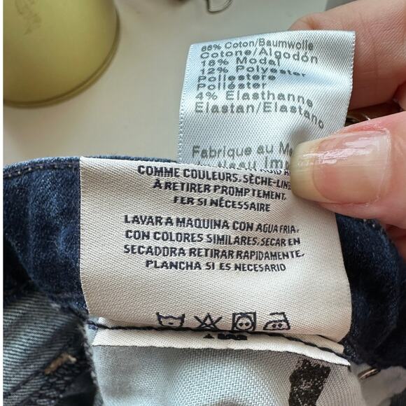 AG Dark Wash Prima Ankle Cigarette Leg Contour 360 Jean 31R - Picture 13 of 16